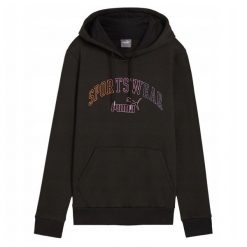 Damska Bluza Polarowa Z Logo Ess+ Lab. Czarne bluzy Puma, bez wzorów, z polaru, bez kaptura. Za 266.99 zł.
