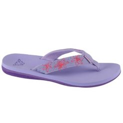Japonki damskie Kappa Lagoon. Fioletowe klapki Kappa, bez wzorów, z gumy, bez obcasa. Za 79.99 zł.