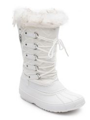 Kimberfeel Kozaki zimowe "Elsa" w kolorze białym rozmiar: 40. Białe kozaki Kimberfeel, na zimę, z materiału, bez obcasa, bez zapięcia. Za 214.19 zł.