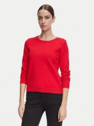 Morgan Bluzka 262-MKISSO Czerwony Slim Fit. Czerwone bluzki Morgan, s, bez wzorów, z syntetyku, bez kołnierzyka, bez ramiączek. Za 209.99 zł.