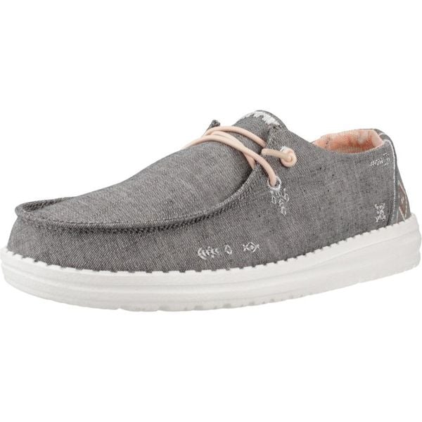 Buty HEY DUDE WENDY BOHO Szary. Szare trekkingi Hey Dude, z tkaniny, trekkingowe. Za 287.85 zł.