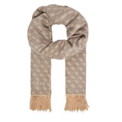 Szalik Guess. Brązowe szaliki Guess, z aplikacjami. Za 239.99 zł.