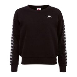 Damska Bluza Janka. Czarne bluzy Kappa, l, bez wzorów, bez kaptura. Za 138.99 zł.