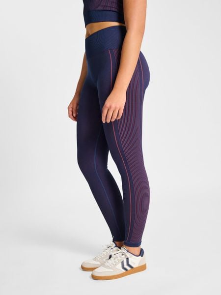Damskie legginsy Hummel. Niebieskie legginsy Hummel, l, bez wzorów, z materiału. Za 184.80 zł.