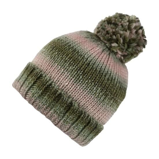 Damska czapka Regatta Frosty Hat VI basil. Czapki Regatta, bez wzorów, z dzianiny. Za 122.50 zł.