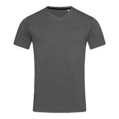 Koszulka Z Elastycznym Dekoltem Unisex Dla Dorosłych. Szare bluzki STEDMAN, bez wzorów, sportowe, bez kołnierzyka, bez ramiączek. Za 86.99 zł.