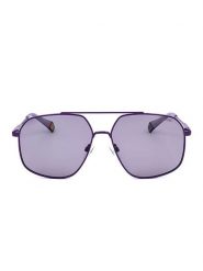 Polaroid Okulary przeciwsłoneczne unisex w kolorze fioletowym rozmiar: 58. Różowe okulary przeciwsłoneczne Polaroid, bez wzorów, z tworzywa sztucznego. Za 144.58 zł.