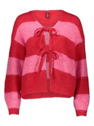 Pieces Kardigan w kolorze czerwono-jasnoróżowym rozmiar: XL. Czerwone kardigany Pieces, xl, bez wzorów. Za 79.40 zł.