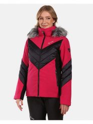 Kilpi Kurtka narciarska "Lin" w kolorze różowo-czarnym rozmiar: 38. Czarne kurtki narciarskie Kilpi, m, bez wzorów, bez kaptura, narciarskie. Za 545.19 zł.