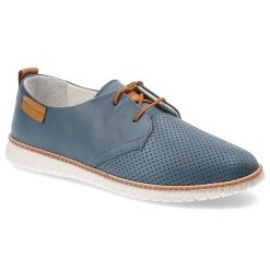 Niebieskie Półbuty Artiker Eleganckie Obuwie Damskie. Niebieskie sukienki Artiker, l, bez wzorów, eleganckie, bez kołnierzyka, bez ramiączek. Za 203.99 zł.
