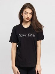 CALVIN KLEIN UNDERWEAR Koszulka w kolorze czarnym rozmiar: M. Czarne bluzki Calvin Klein Underwear, m, bez wzorów, z bawełny, bez kołnierzyka, bez ramiączek. Za 106.13 zł.