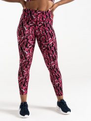 Dare 2b Legginsy sportowe "Influential" w kolorze różowym rozmiar: 38. Różowe legginsy Dare 2b, bez wzorów, z materiału, outdoorowe. Za 83.62 zł.