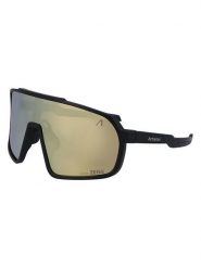 Zanier Okulary sportowe "Gamechanger" w kolorze czarno-oliwkowym rozmiar: M. Brązowe okulary przeciwsłoneczne Zanier, bez wzorów, z tworzywa sztucznego, sportowe. Za 539.95 zł.