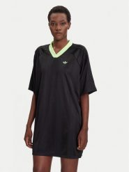 Adidas Sukienka codzienna adicolor Football Jacquard KB8152 Czarny Oversize. Czarne sukienki Adidas, na co dzień, m, bez wzorów, z syntetyku, bez kołnierzyka, bez ramiączek, oversize. Za 219.99 zł.
