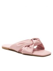 ONLY Shoes Klapki Onlmillie-4 15320205 Różowy. Czerwone klapki ONLY SHOES, bez wzorów, ze skóry, bez obcasa. Za 69.99 zł.