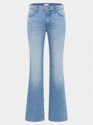 Mustang Jeansy Crosby 1014798 Niebieski Straight Fit. Niebieskie jeansy Mustang, bez wzorów. Za 189.99 zł.