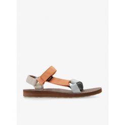 Sandały damskie Teva Original Universal. Brązowe sandały Teva, bez wzorów, sportowe, bez obcasa, bez zapięcia. Za 198.99 zł.