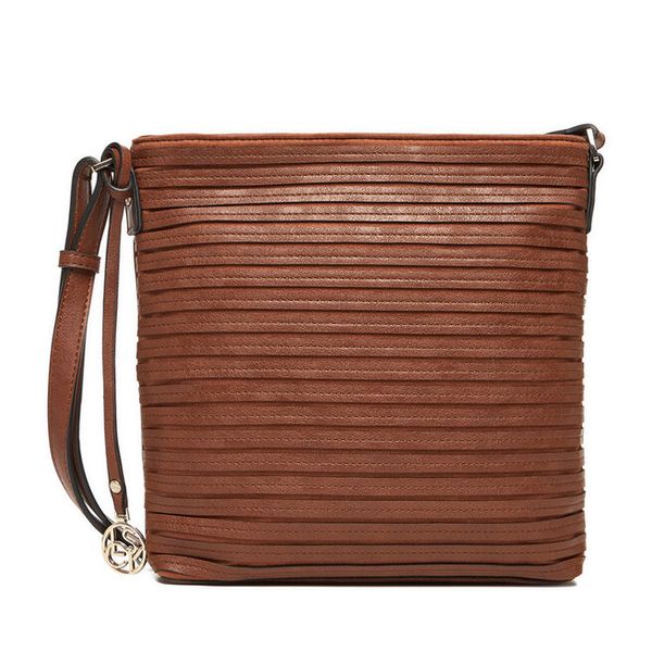 Torebka Lasocki. Brązowe listonoszki Lasocki, bez wzorów, bez dodatków. Za 179.99 zł.