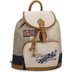 Plecak w kolorze beżowym - (S)31 x (W)29 x (G)16 cm. Brązowe plecaki Pepe Jeans Accessories, bez wzorów, z materiału. W wyprzedaży za 229.95 zł.
