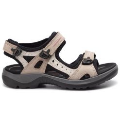 Sandały ECCO. Brązowe sandały ecco, bez wzorów, sportowe, bez obcasa, bez zapięcia. Za 459.99 zł.