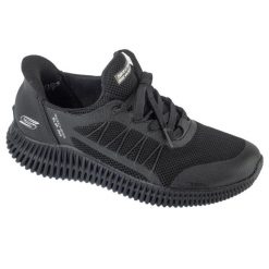 Buty sportowe Sneakersy damskie, Skechers Slip-Ins: Bobs Geo Lite - Divine Pace. Czarne obuwie sportowe Skechers, bez zapięcia, trekkingowe. Za 359.99 zł.