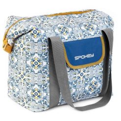 Torba turystyczna termiczna Spokey San Remo. Brązowe torby na ramię Spokey, bez wzorów, z materiału, biznesowe, na ramię, duże, bez dodatków. Za 59.99 zł.
