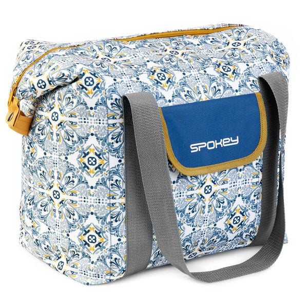 Torba turystyczna termiczna Spokey San Remo. Brązowe torby na ramię Spokey, bez wzorów, z materiału, biznesowe, na ramię, duże, bez dodatków. Za 57.99 zł.