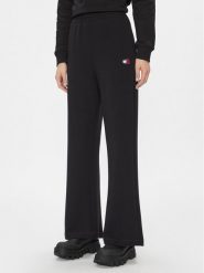 Tommy Jeans Spodnie dresowe DW0DW17312 Czarny Wide Leg. Czarne spodnie dresowe Tommy Jeans, xxs, bez wzorów, z dresówki. Za 279.99 zł.