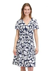 Vera Mont Sukienka w kolorze granatowo-białym rozmiar: 36. Białe sukienki Vera Mont, bez wzorów, bez kołnierzyka, bez ramiączek, mini. Za 173.99 zł.