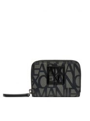 Armani Exchange Mały Portfel Damski XW001608 AF15324 M2008 Czarny. Czarne portfele Armani Exchange, bez wzorów, ze skóry. Za 239.99 zł.