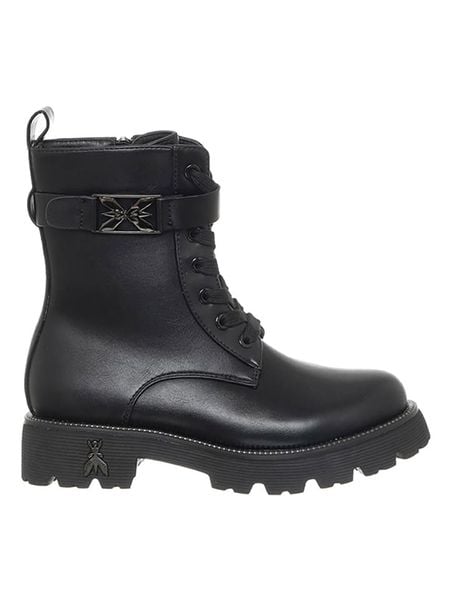 Patrizia Pepe Botki w kolorze czarnym rozmiar: 35. Czarne botki Patrizia Pepe, z aplikacjami, bez obcasa, bez zapięcia. Za 457.95 zł.