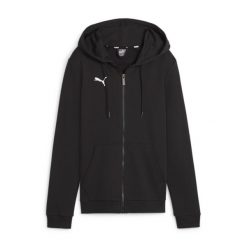 Bluza damska z kapturem Puma Team Goal 23. Czarne bluzy Puma, l, bez wzorów, z bawełny, z kapturem. Za 173.19 zł.
