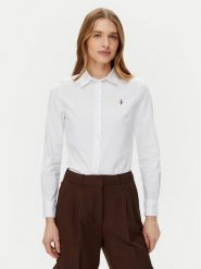 U.S. Polo Assn. Koszula WUP1417 Biały Regular Fit. Białe koszule U.S. Polo Assn., s, bez wzorów, z bawełny, bez kołnierzyka, bez ramiączek. Za 229.99 zł.
