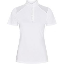 Damska koszulka konkursowa Equipage Marlie. Białe bluzki EQUIPAGE, bez wzorów, sportowe, bez kołnierzyka, bez ramiączek. Za 220.50 zł.