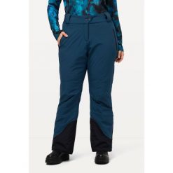 Damskie Spodnie funkcyjne HYPRAR wodoodporne zapięcie na rzep. Niebieskie spodnie narciarskie Ulla Popken, plus size, bez wzorów, z elastanu, narciarskie. Za 599.99 zł.