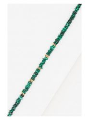 AMAZONIA Pozłacana bransoletka "Atlacoya" z malachitami rozmiar: onesize. Zielone bransoletki AMAZONIA, z malachitem, pozłacane. Za 121.45 zł.