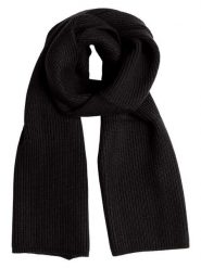 MOSS COPENHAGEN Szal "Rachelle" w kolorze czarnym rozmiar: onesize. Czarne szaliki Moss Copenhagen, bez wzorów, z materiału. Za 134.85 zł.