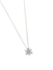 Pandora Srebrny naszyjnik z zawieszką - dł. 45 cm rozmiar: onesize. Szare naszyjniki Pandora, z cyrkonią, srebrne. Za 308.95 zł.