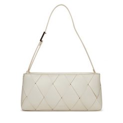 Torebka Calvin Klein. Białe torebki klasyczne Calvin Klein, bez wzorów, bez dodatków. Za 339.99 zł.