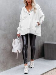 LA Angels Bluza w kolorze białym rozmiar: S. Białe bluzy LA Angels, s, bez wzorów, z kapturem. Za 165.99 zł.