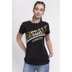 Koszulka damska Lonsdale Lanrick. Czarne koszulki sportowe Lonsdale, bez wzorów, bez ramiączek. Za 184.00 zł.