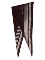 Someday Damski szalik tkany - Bittie Kobiety Satyna brązowy|biały wzorzysty, ONE SIZE. Białe szaliki someday., bez wzorów, z satyny. Za 129.95 zł.