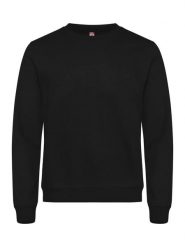 Clique Basic Roundneck Bluza unisex wytrzymały materiał – black. Czarne bluzy CLIQUE, m, bez wzorów, z bawełny, bez kaptura. Za 155.74 zł.