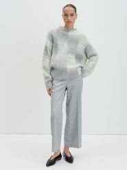 Someday Sweter "Teonie" w kolorze jasnoszaro-białym rozmiar: S. Szare swetry someday., s, bez wzorów, z wełny, bez ramiączek. Za 143.99 zł.