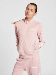 Damska bluza dresowa zapinana na zamek Hummel Legacy. Białe bluzy Hummel, na wiosnę, xs, bez wzorów, z dresówki, bez kaptura. Za 194.80 zł.