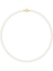 Pearl Addict Naszyjnik perłowy w kolorze białym - dł. 50 cm rozmiar: 50 cm. Białe naszyjniki Pearl Addict, z perłą, złote. Za 861.99 zł.