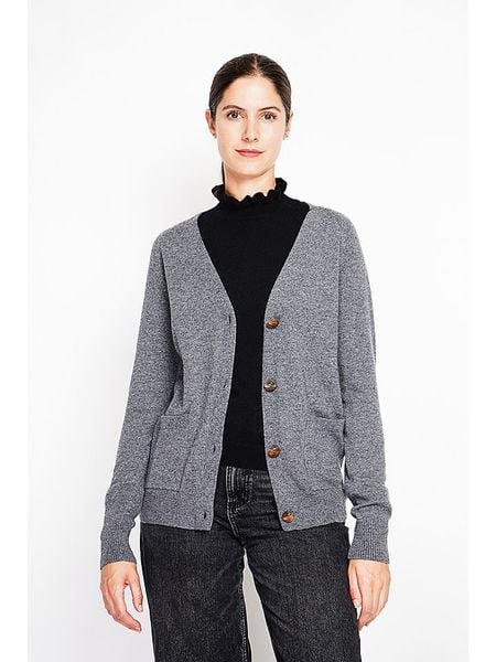 ASSUILI Kardigan w kolorze szarym rozmiar: 42. Szare kardigany Assuili, bez wzorów. Za 140.20 zł.