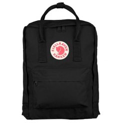 Plecak sportowo-turystyczny Kanken. Czarne plecaki Fjällräven, bez wzorów. Za 349.99 zł.