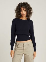 G-Star Sweter w kolorze czarnym rozmiar: L. Niebieskie swetry G-Star, l, bez wzorów, z bawełny, bez ramiączek. Za 259.95 zł.