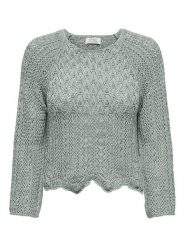 ONLY Sweter w kolorze beżowym rozmiar: S. Brązowe swetry Only, s, bez wzorów, ze splotem, bez ramiączek. Za 70.45 zł.